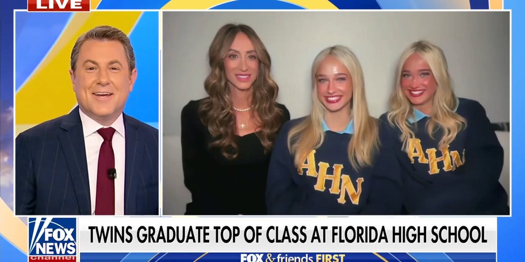 Florida twin sisters graduate as valedictorian and salutatorian