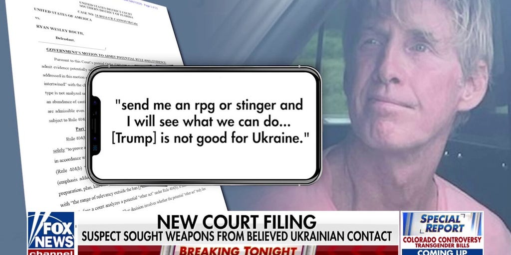 DOJ releases documents on alleged Trump would-be assassin Ryan Routh