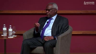 Clarence Thomas chokes up as he reveals promise he made after grandparents’ sudden deaths