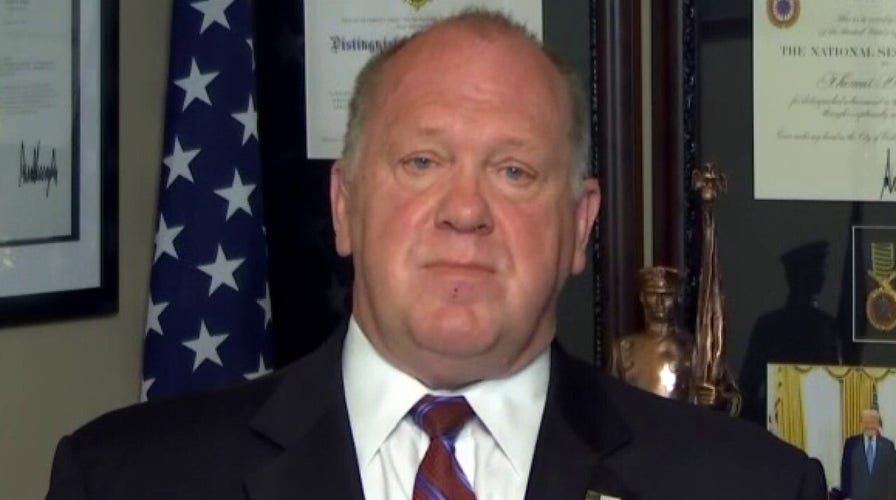 Tom Homan calls on Biden to 'finish building the wall'