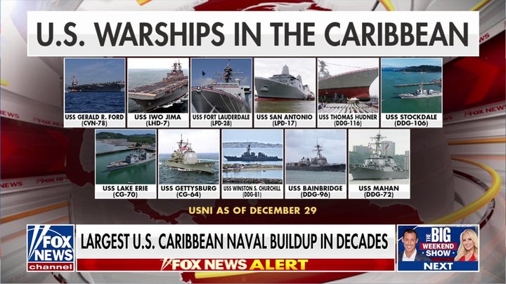 US Navy presence in the Caribbean ramps up amid Venezuela operation