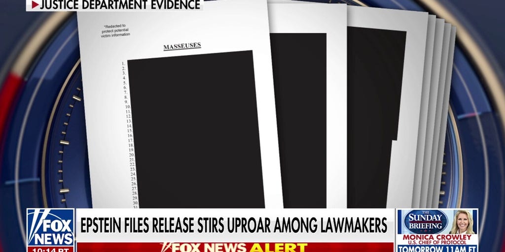 Epstein files release stirs uproar among lawmakers