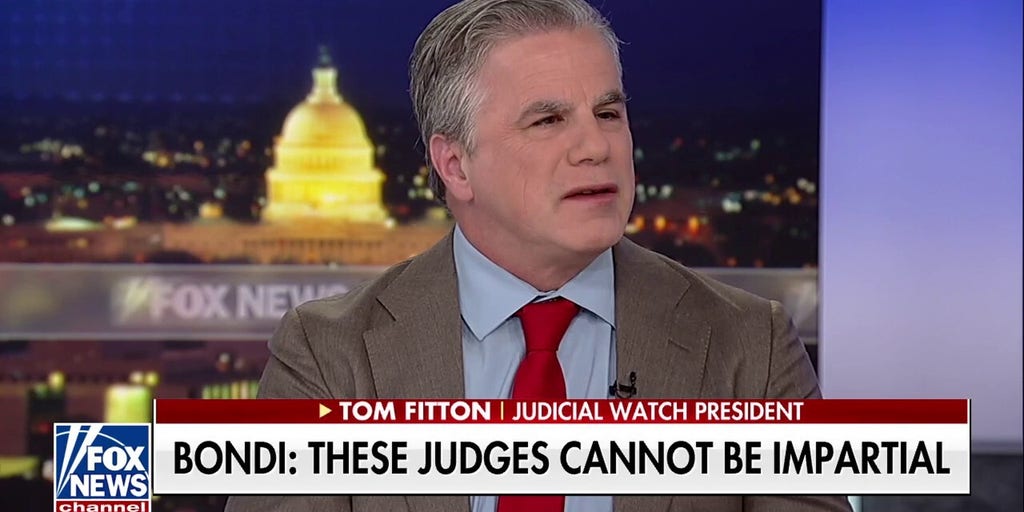 The courts are helping ‘left-wing activists’ interfere with Trump’s agenda, says Tom Fitton