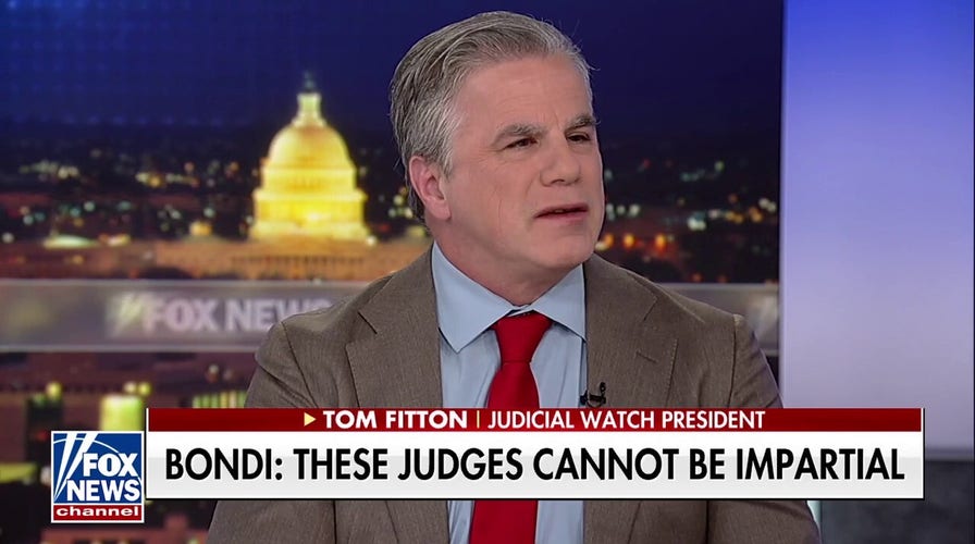 The courts are helping ‘left-wing activists’ interfere with Trump’s agenda, says Tom Fitton