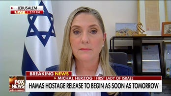 First lady of Israel says hostages' families are 'demanding' their return