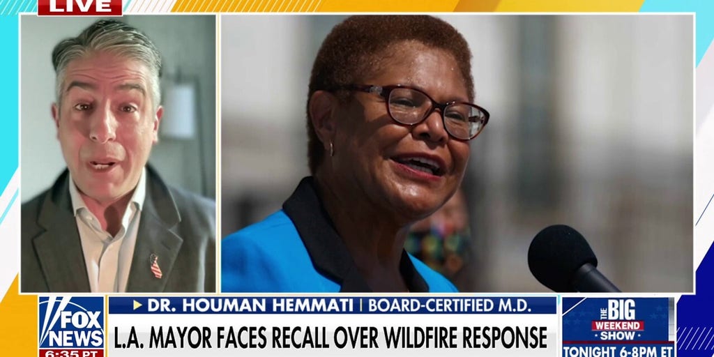 'Look in the mirror': Dr. Houman Hemmati criticizes LA mayor Karen Bass for wildfire response