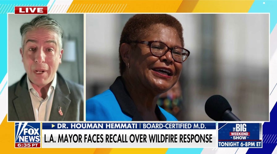 'Look in the mirror': Dr. Houman Hemmati criticizes LA mayor Karen Bass for wildfire response