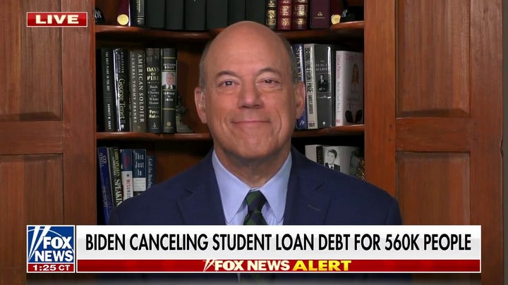 Fleischer on Biden canceling student loan debt: What principle is involved here?
