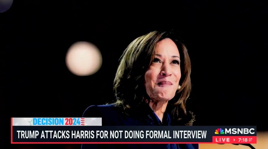 MSNBC analyst says Harris is 'feeding' into Trump by avoiding press
