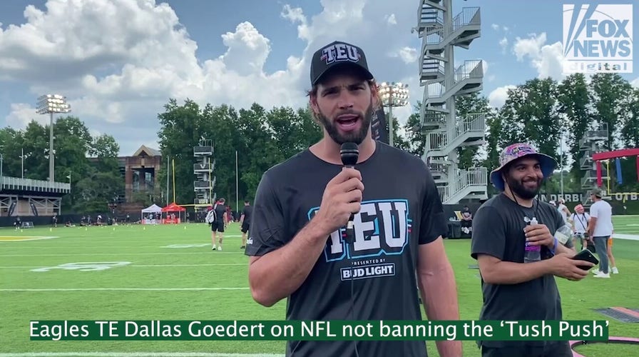 Dallas Goedert talks 'tush push,' what it takes for Eagles to defend Super Bowl title