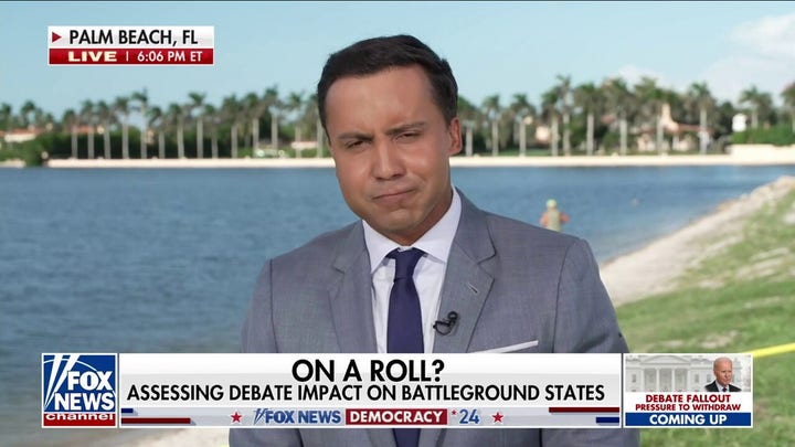 How did the Trump-Biden debate affect voters in battleground states?