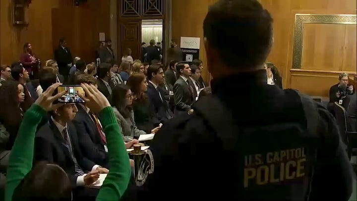 US Capitol Police arrest Rubio Senate hearing disruptor