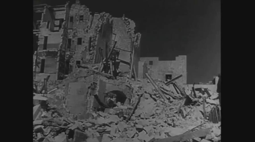 Malta bombed in WWII by Italian and German war planes