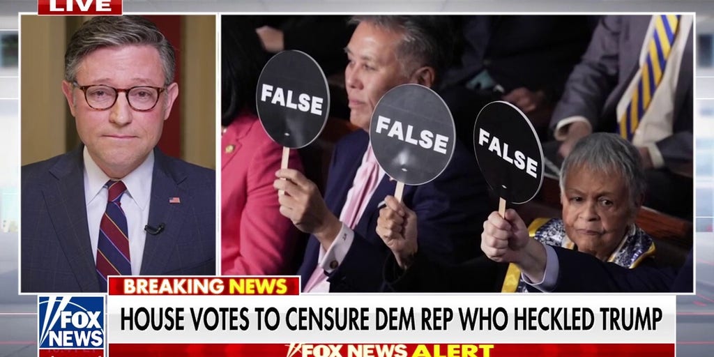 Speaker Johnson reacts after House votes to censure Rep. Green: 'I take no pleasure in this'