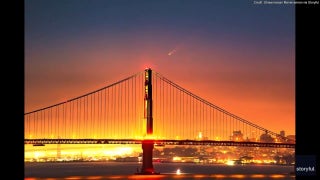 Comet makes appearance over San Francisco's Golden Gate Bridge in stunning sunrise moment - Fox News