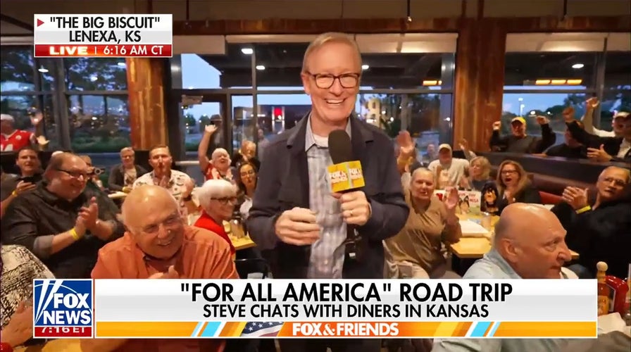 Steve Doocy kicks off 'For All America' road trip in Kansas