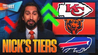 Chiefs' spot ‘no longer guaranteed’, Bills & Bears have 'too much hype’ on Nick’s NFL Tiers | FTF