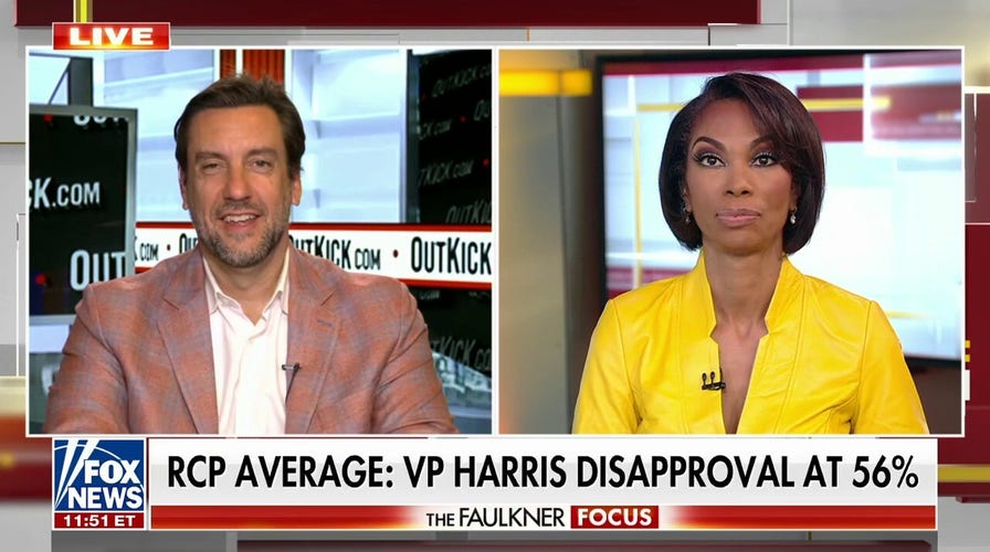 Clay Travis: Kamala Harris is the only politician less popular than Biden