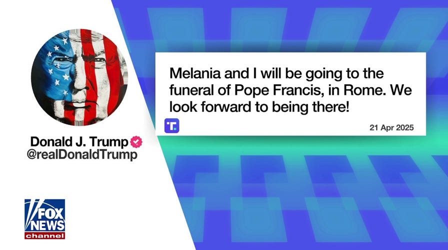 President Trump confirms plans to attend Pope Francis' funeral in Rome