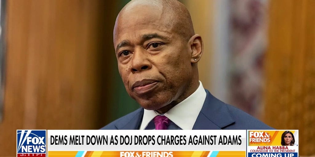 Democrats slam Mayor Adams as 'political pawn' as DOJ drops charges