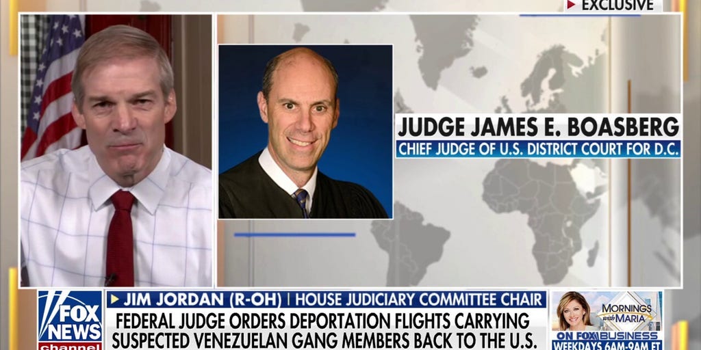 Rep. Jim Jordan says federal judge who ruled against Trump deportation flights ‘makes no sense’