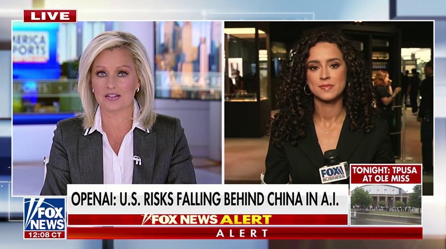 China is advancing AI 10x faster than the US, OpenAI warns