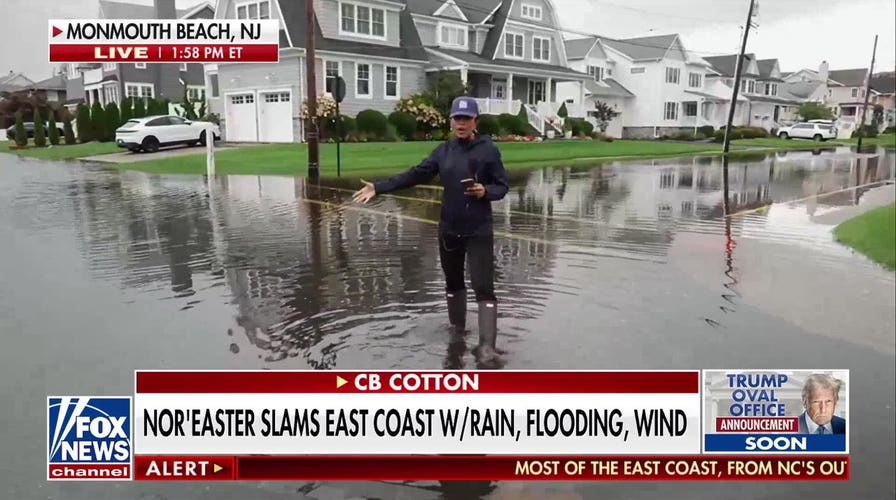 Nor’easter slams East Coast with flooding, high winds
