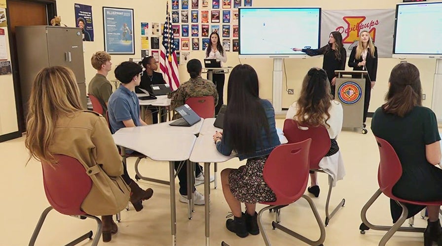  Melania Trump, Usha Vance present  remarks to Camp Lejeune troops, subject   families