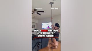 Woman FLOODS apartment after at-home pole dancing accident