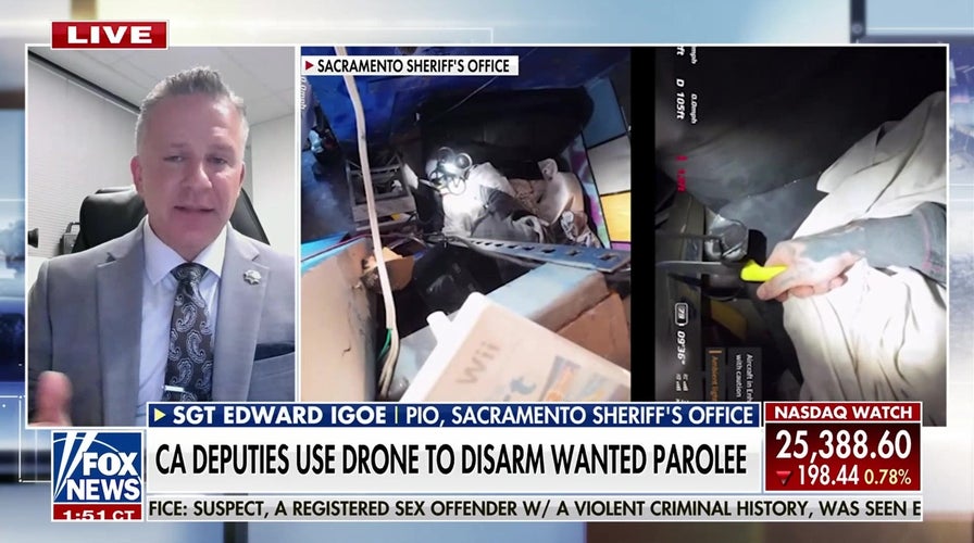 CA deputies use drone to disarm wanted parolee with magnet