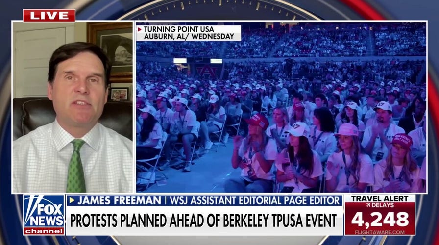 Protests planned astatine UC Berkeley field up of TPUSA event