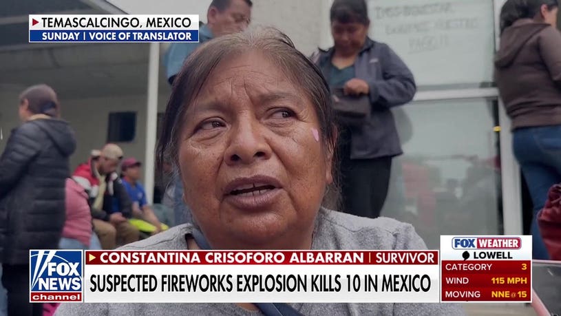 Suspected fireworks explosion in Mexico kills 10