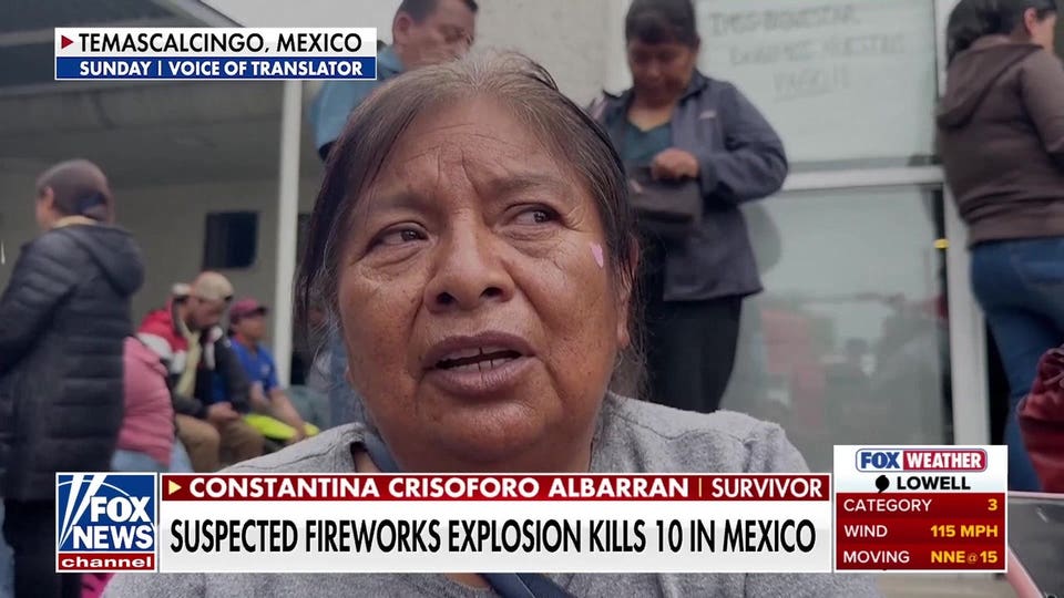 Suspected fireworks explosion in Mexico kills 10