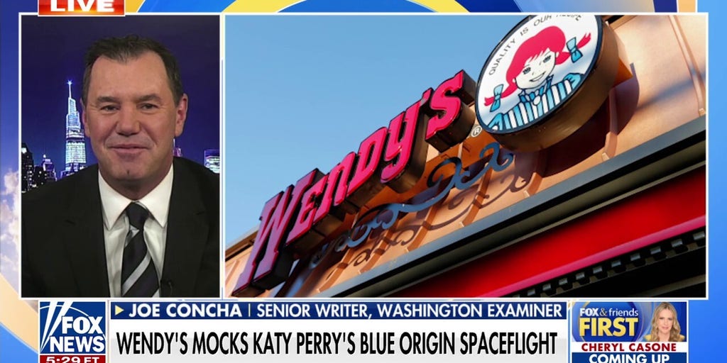 Wendy's sparks backlash after mocking Katy Perry's Blue Origin spaceflight