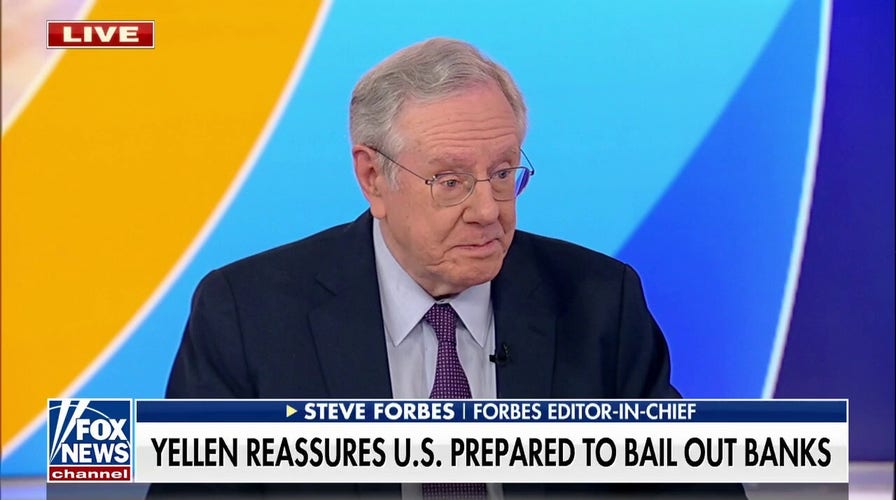 Janet Yellen should take a 'vow of silence' on bank failures: Steve Forbes