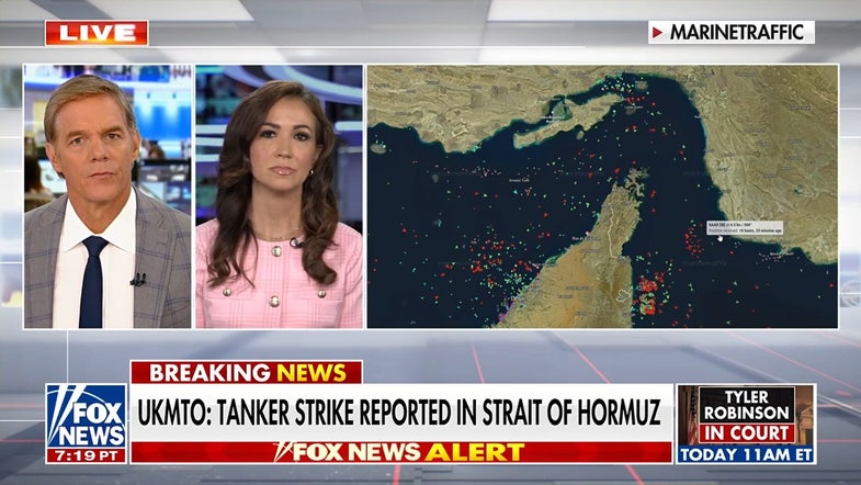 Iran threatens ships in Hormuz Strait after striking oil tanker