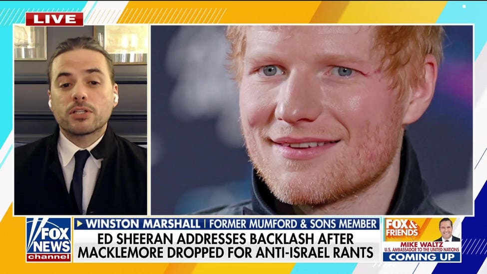 Musician Winston Marshall reacts to Ed Sheeran facing woke mob backlash