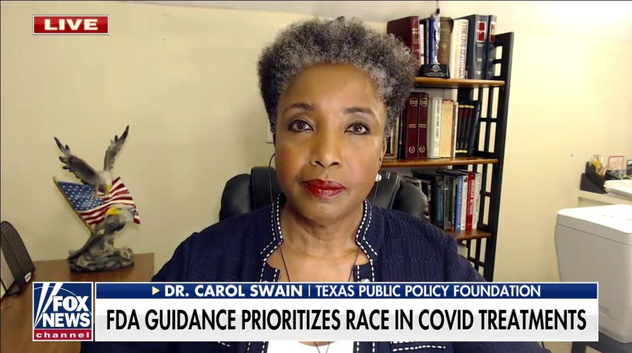 Dr. Carol Swain on using race as a factor in treating COVID: 'This harkens back to an America we all rejected