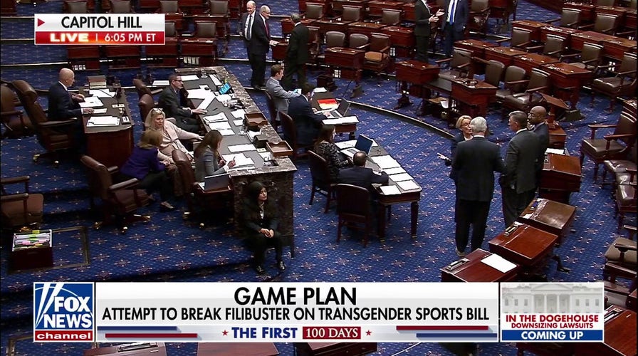 Senate GOP attempts to break filibuster on transgender sports bill