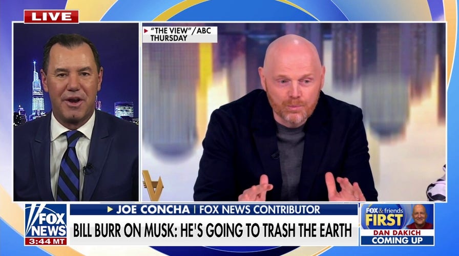 Bill Burr hurls insults at Elon Musk during 'The View' appearance, accuses him of trying to trash Earth