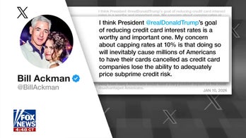 Bill Ackman concerned about Trump's proposal to cap credit card interest rates