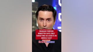 NEW: Iranian foreign minister says country ONLY targeting US assets