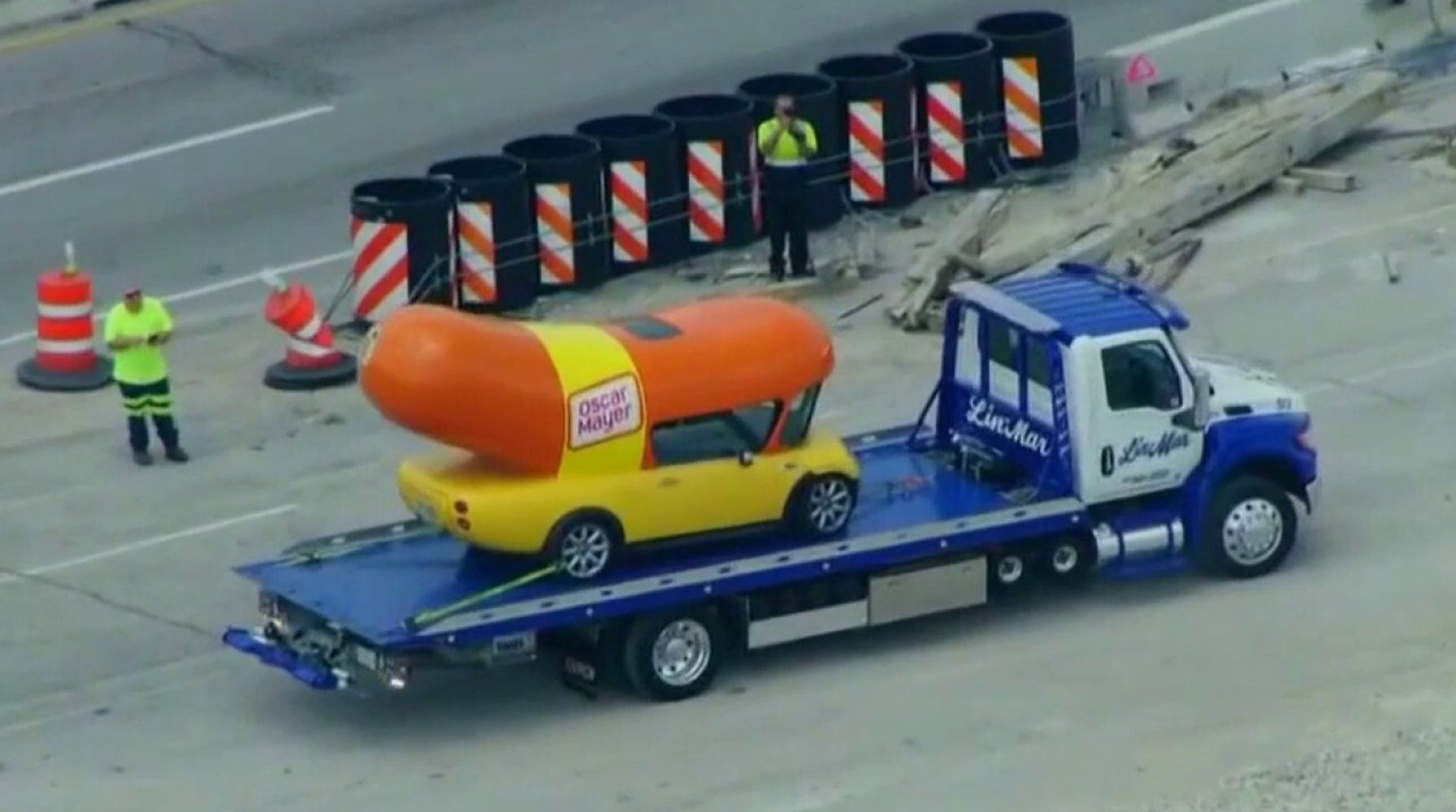 Wienermobile Rolls Over in Chicago-Area Crash, No Injuries Reported