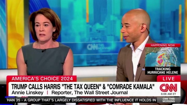 CNN host argues Harris has Republican economic polices and Trump has liberal polices 