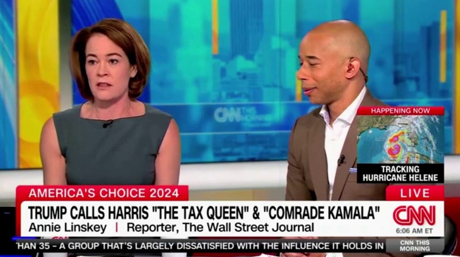 CNN host argues Harris has Republican economic polices and Trump has liberal polices 