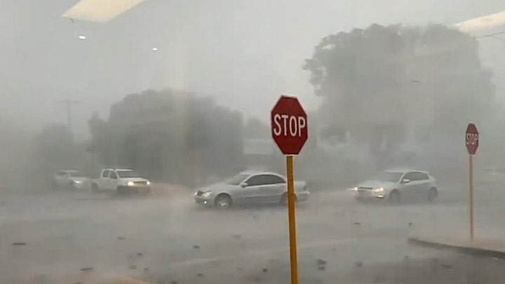 Strong storm rolls in quickly, causes damage to homes and businesses in Perth
