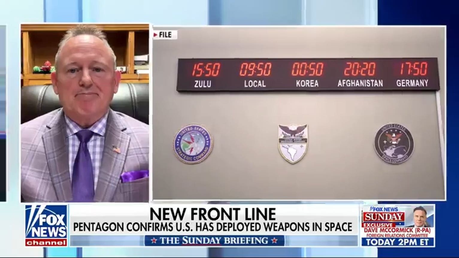 Pentagon confirms US weapons deployed in space in major revelation