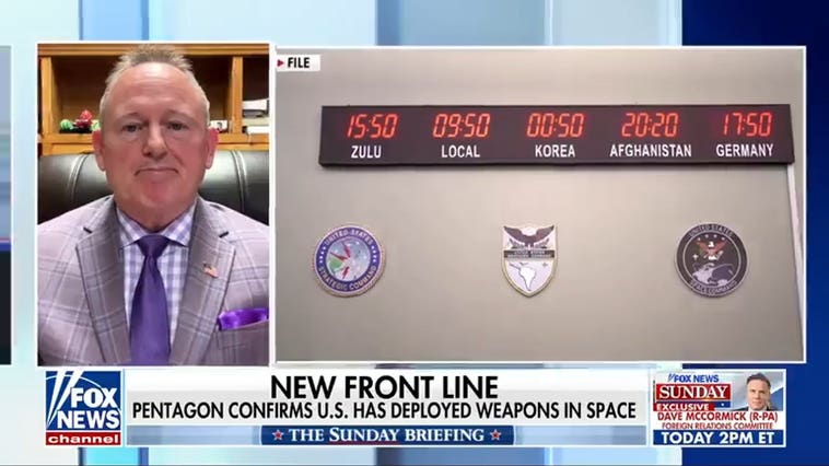 Pentagon confirms US weapons deployed in space in major revelation