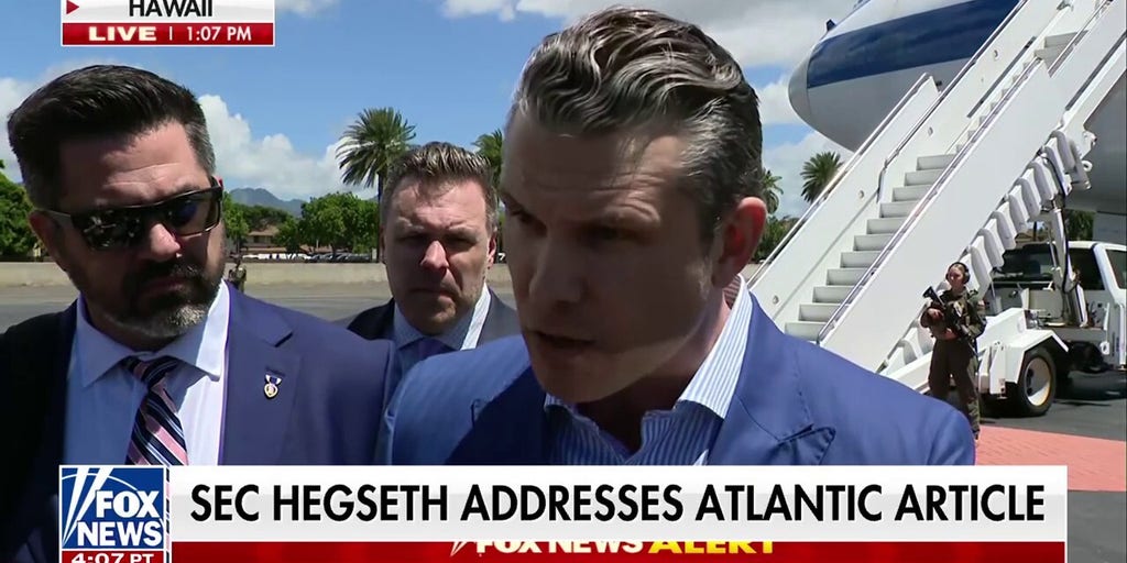 Hegseth blasts Atlantic article: 'Nobody was texting war plans' | Fox News Video