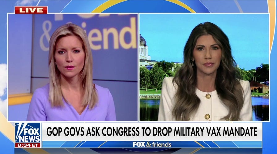Gov. Kristi Noem warns of 'alarming' impact of vaccine mandates on military readiness